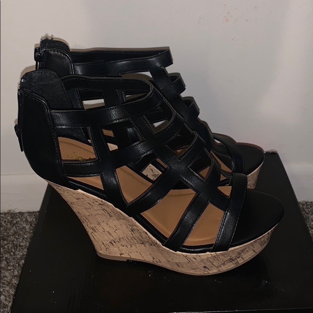 woman wedges